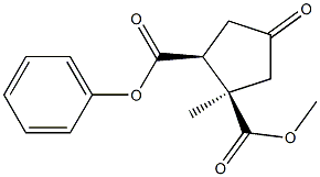 CIS-4-氧代环戊烷-1,2-二羧酸苄酯甲酯