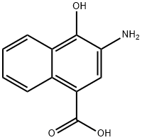 1-Naphthalenecarboxylicacid,3-amino-4-hydroxy-(9CI)