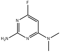 2-氨基-4-二甲基氨基-6-氟嘧啶