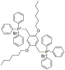 2,5-二(己氧基)-1,4-双(三苯基磷基亚甲基)二溴化盐