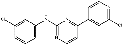 N-(3-氯苯基)-4-(2-氯吡啶-4-基)嘧啶-2-胺