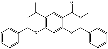 2,4-双-苄氧基-5-异丙烯基苯甲酸甲酯