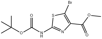 N-BOC-2-酰胺-5-溴噻唑-4-羧酸甲酯